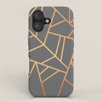 Copper And Grey iPhone Case Gallery Image 1