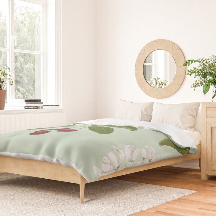 Siberian Crabapple Duvet Cover Gallery Image 2