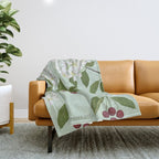 Siberian Crabapple Throw Blanket Gallery Image 1