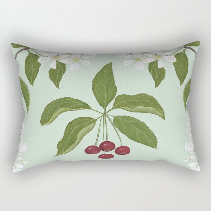Siberian Crabapple Rectangular Pillow Gallery Image 2