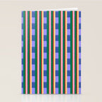 Woven Color Block Stripes Stationery Card Gallery Image 2