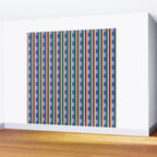 Woven Color Block Stripes Wall Mural Gallery Image 2