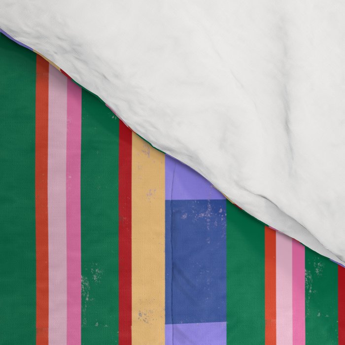 Woven Color Block Stripes Comforter Gallery Image 4