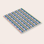 Woven Color Block Stripes Notebook Gallery Image 3