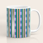 Woven Color Block Stripes Coffee Mug Gallery Image 1