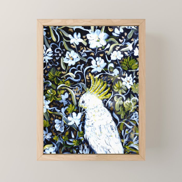Australia cocktoo  Mini Art Print Gallery Image 1