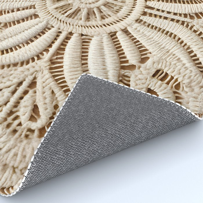 Boho Chic Macrame Mandala Rug Gallery Image 4