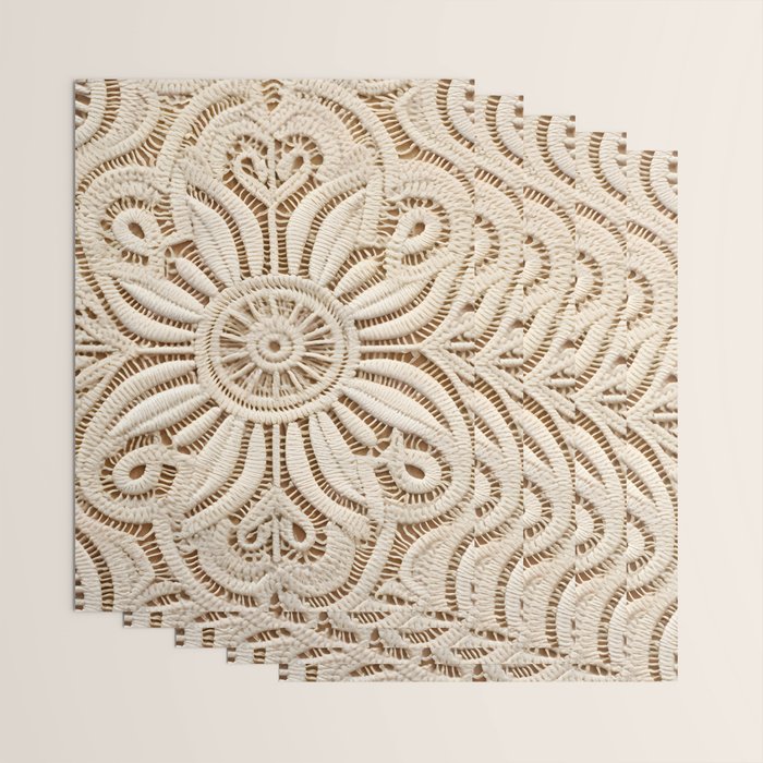 Boho Chic Macrame Mandala Wrapping Paper Gallery Image 3