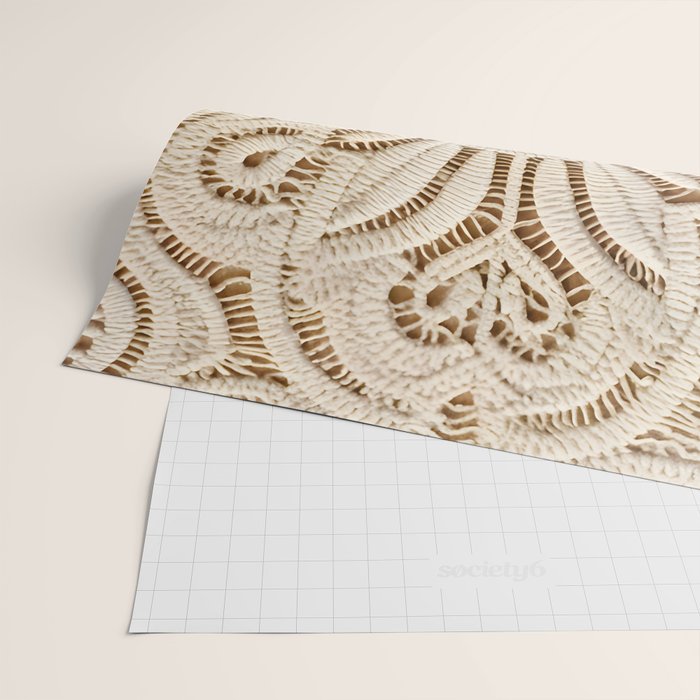 Boho Chic Macrame Mandala Wrapping Paper Gallery Image 2