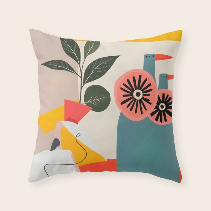 Celebrated Throw Pillow Gallery Image 1