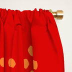 Nativo Red Window Curtain Gallery Image 2