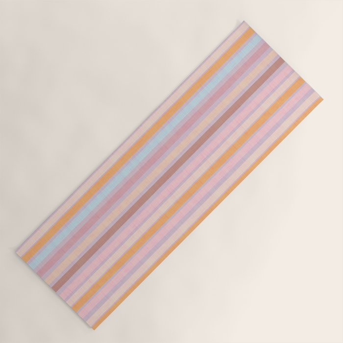 Pastello Stripes Yoga Mat Gallery Image 1