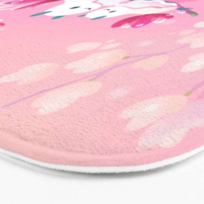 Magnolia sea slug Bath Mat Gallery Image 3