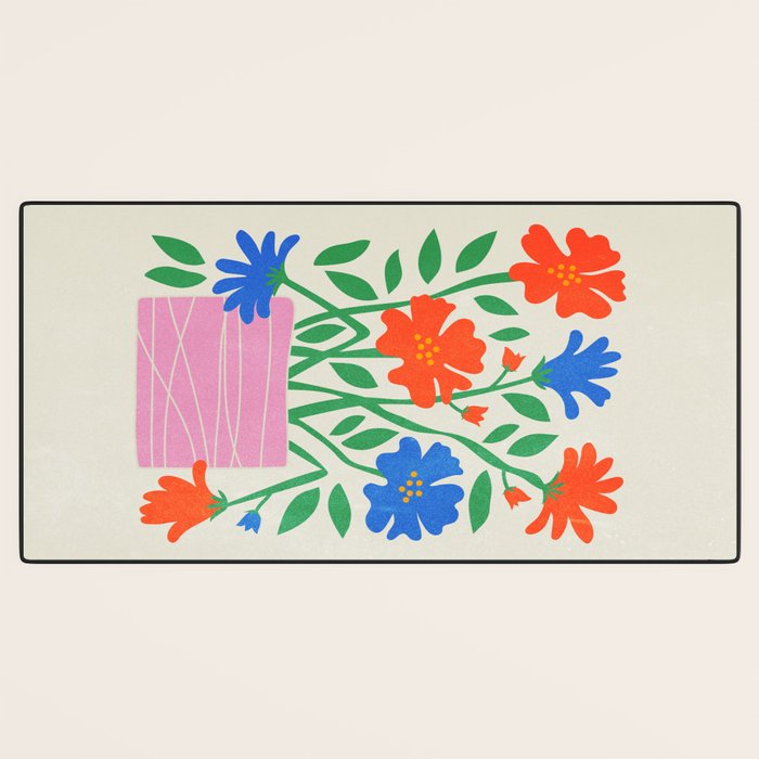 Flower Market 01: London Desk Mat Gallery Image 3