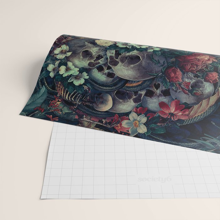 Skulls and Snakes Wrapping Paper Gallery Image 2