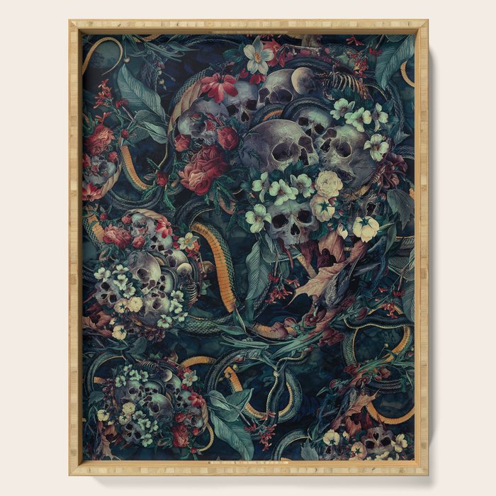 Skulls and Snakes Serving Tray Gallery Image 1