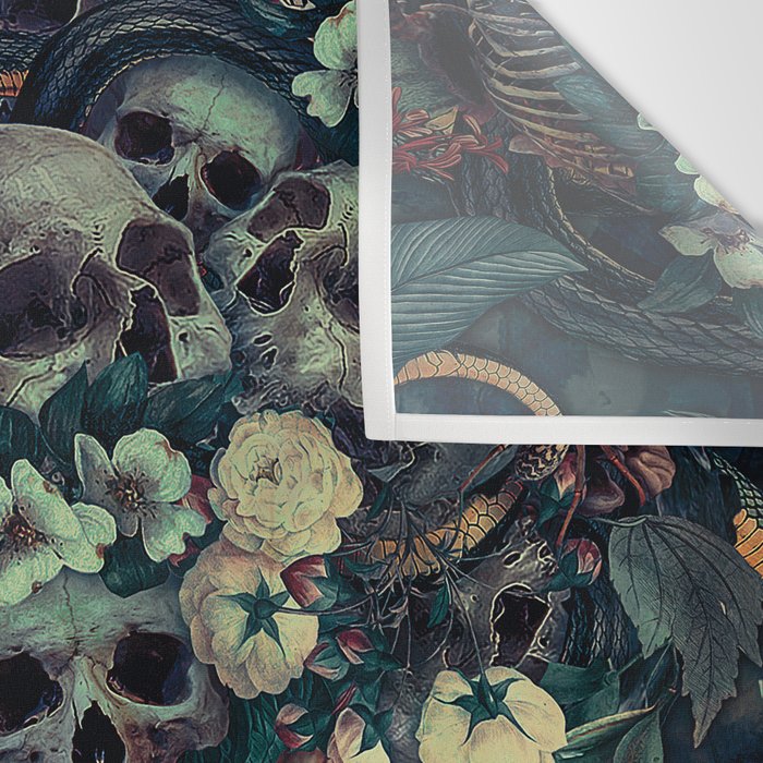 Skulls and Snakes Wall Tapestry Gallery Image 3