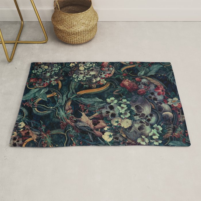 Skulls and Snakes Rug Gallery Image 1