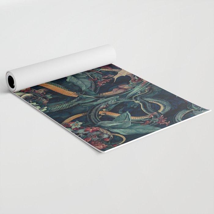 Skulls and Snakes Yoga Mat Gallery Image 2