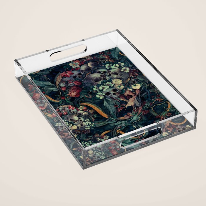 Skulls and Snakes Acrylic Tray Gallery Image 1