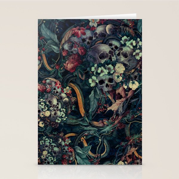 Skulls and Snakes Stationery Card Gallery Image 2