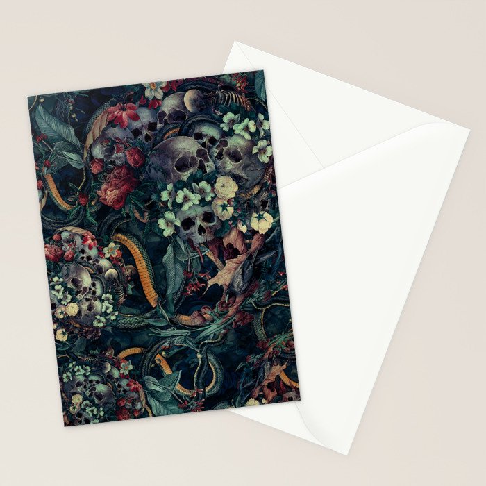 Skulls and Snakes Stationery Card Gallery Image 2