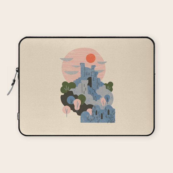 Blue Castle Laptop Sleeve Gallery Image 1