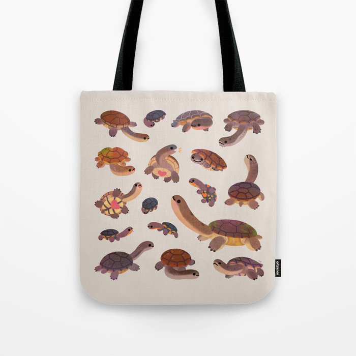 Snake-necked turtle Tote Bag Gallery Image 1