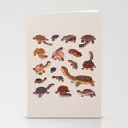 Snake-necked turtle Stationery Card Gallery Image 2