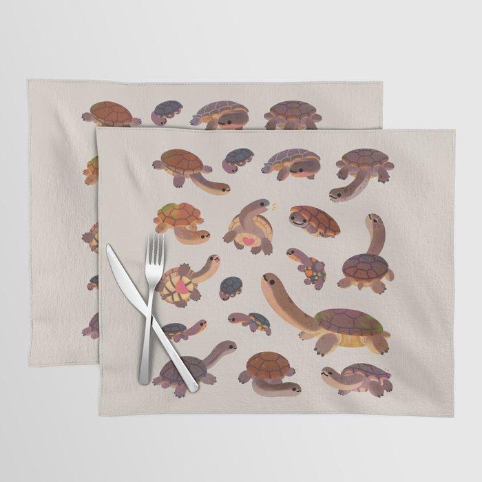Snake-necked turtle Placemat Gallery Image 1