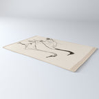 Two Geese - Minimalist Drawing Rug Gallery Image 3