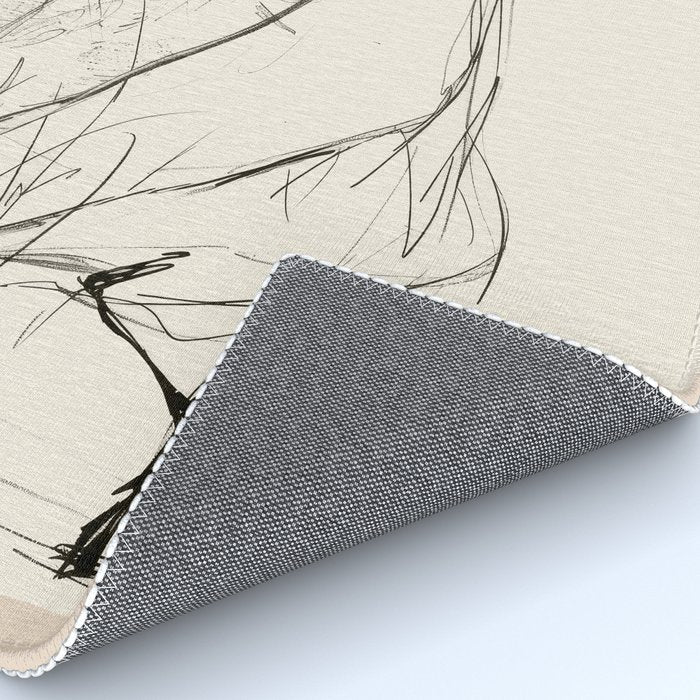 Two Geese - Minimalist Drawing Rug Gallery Image 4