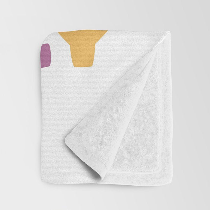 Good Vibes Only Rainbow Throw Blanket Gallery Image 3