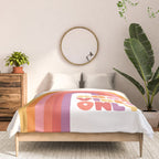 Good Vibes Only Rainbow Comforter Gallery Image 3