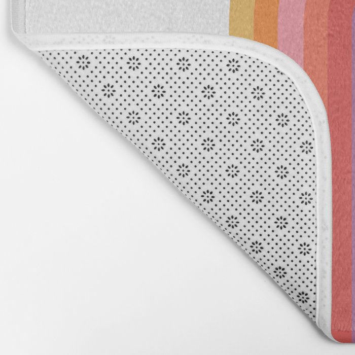 Good Vibes Only Rainbow Bath Mat Gallery Image 2