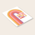 Good Vibes Only Rainbow Notebook Gallery Image 2