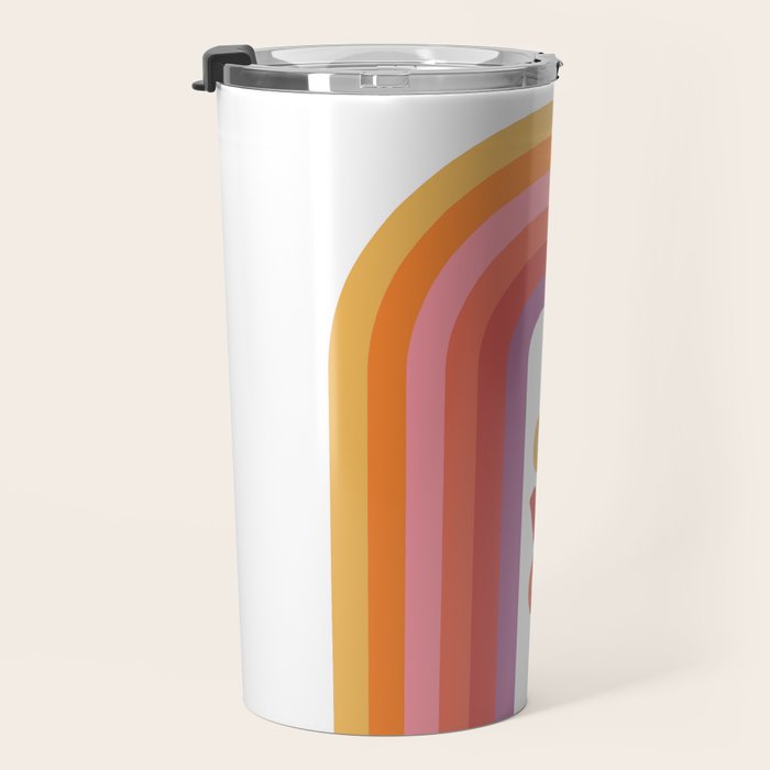 Good Vibes Only Rainbow Travel Mug Gallery Image 3