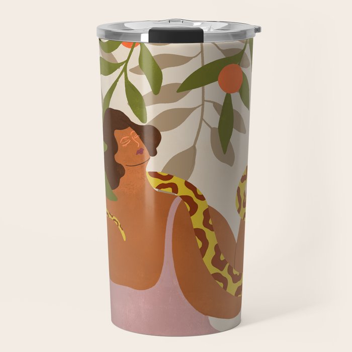 Smell The Orange Travel Mug Gallery Image 1