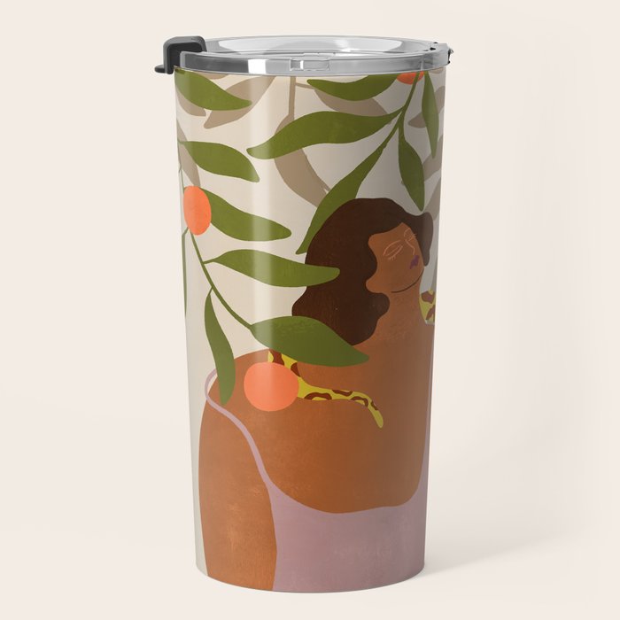 Smell The Orange Travel Mug Gallery Image 3