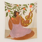 Smell The Orange Wall Tapestry Gallery Image 4