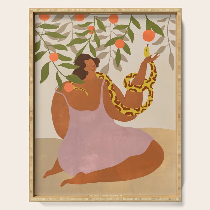 Smell The Orange Serving Tray Gallery Image 1