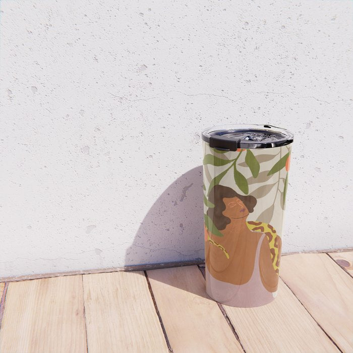 Smell The Orange Travel Mug Gallery Image 4