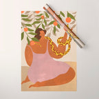 Smell The Orange Wrapping Paper Gallery Image 1