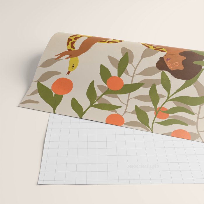 Smell The Orange Wrapping Paper Gallery Image 2