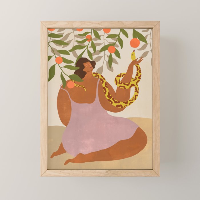 Smell The Orange Mini Art Print Gallery Image 1