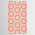Persian Mosaic - Coral & Gold Palette Tablecloth Gallery Image 2