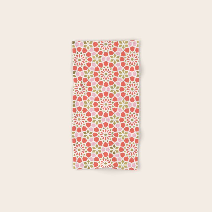 Persian Mosaic - Coral & Gold Palette Towels Gallery Image 1