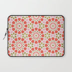 Persian Mosaic - Coral & Gold Palette Laptop Sleeve Gallery Image 1