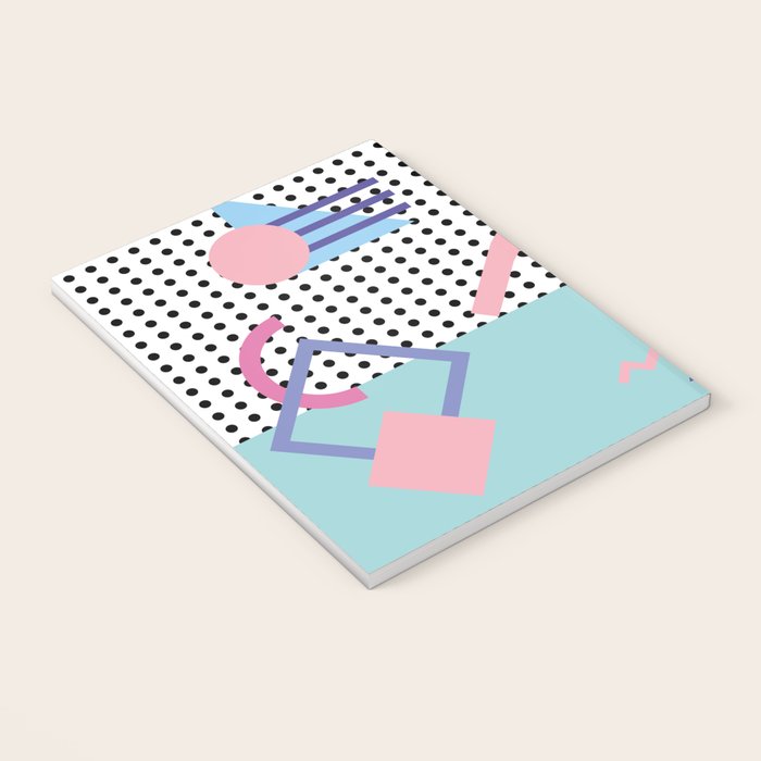 Memphis Pattern 5 - 80s - 90s - Retro Notebook Gallery Image 3