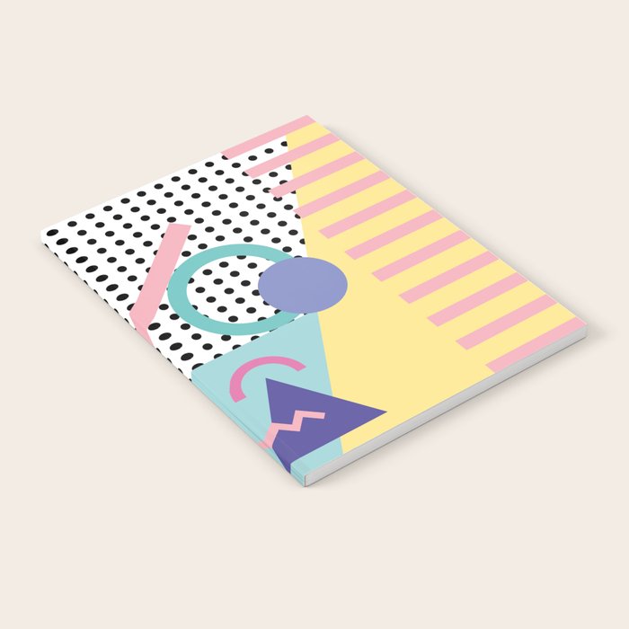 Memphis Pattern 5 - 80s - 90s - Retro Notebook Gallery Image 1